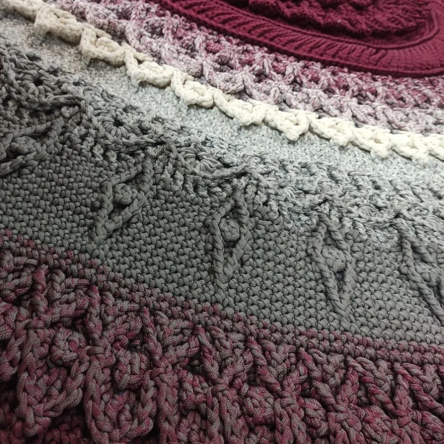 فرش دستبافت مکرومه