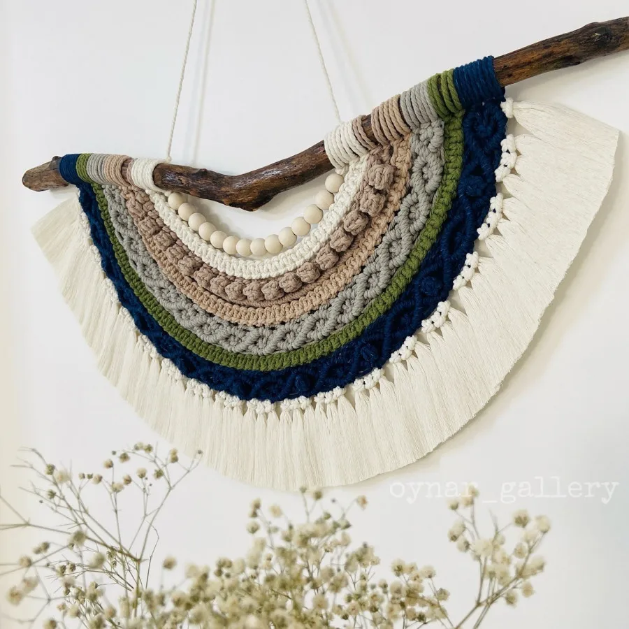 دیوارکوب مکرومه