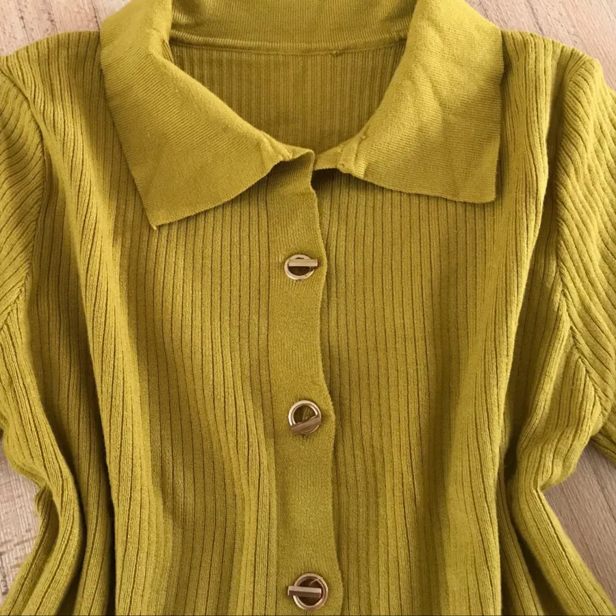 بلوز بافت دکمه دار