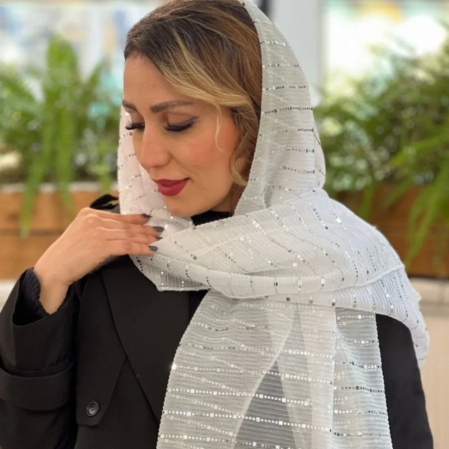 شال مجلسی پولک مربعی