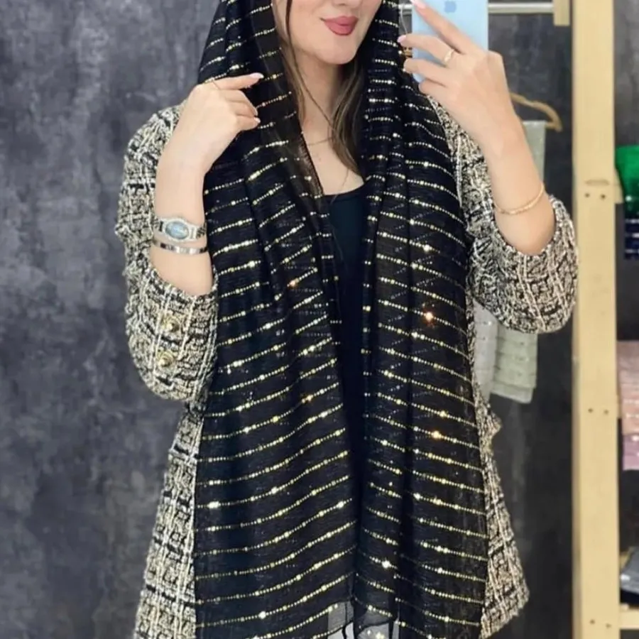 شال مجلسی پولک مربعی