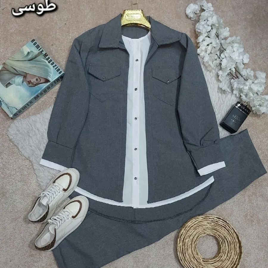 ست مانتو و شلوار شیک