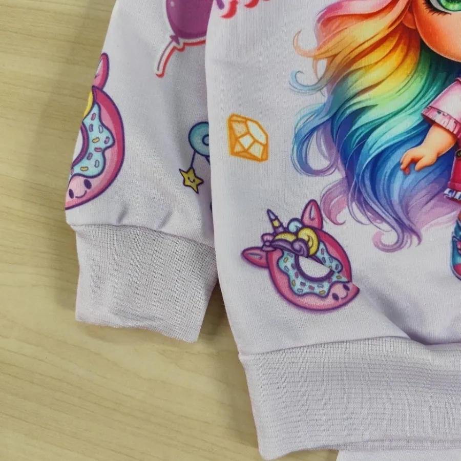 بلوز و شلوار دختر و تکشاخ