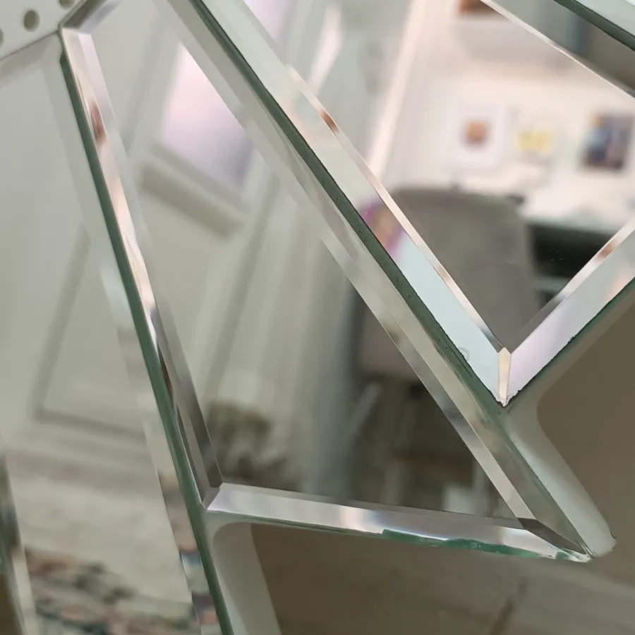 ساعت دیواری آینه ای