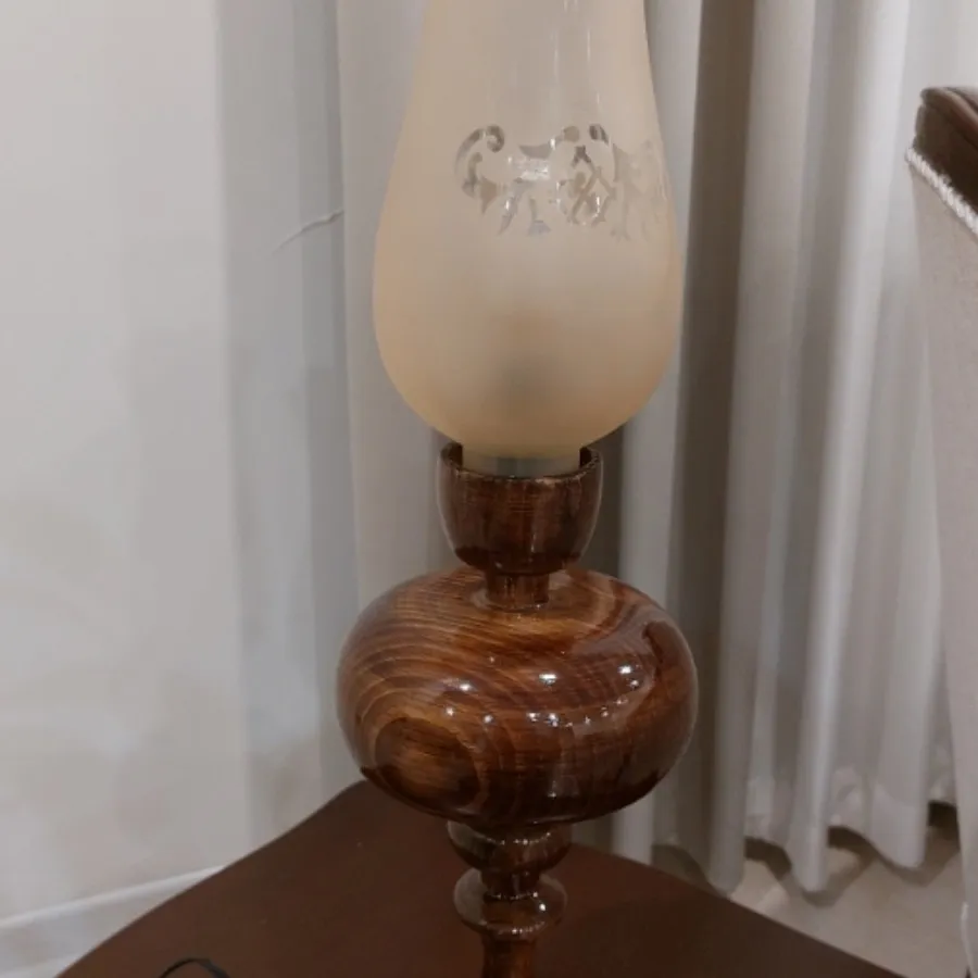 شمعدان چوبی انتیک