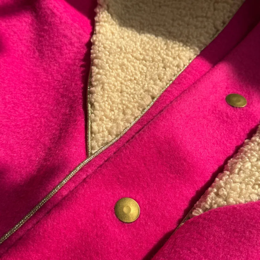 پالتو صورتی خزدار تدی