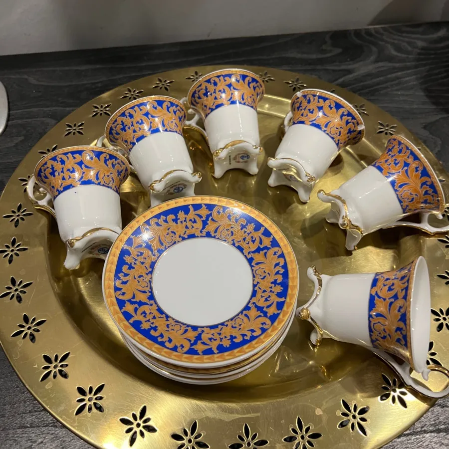 ست 12 پارچه خارجی طلاکوب