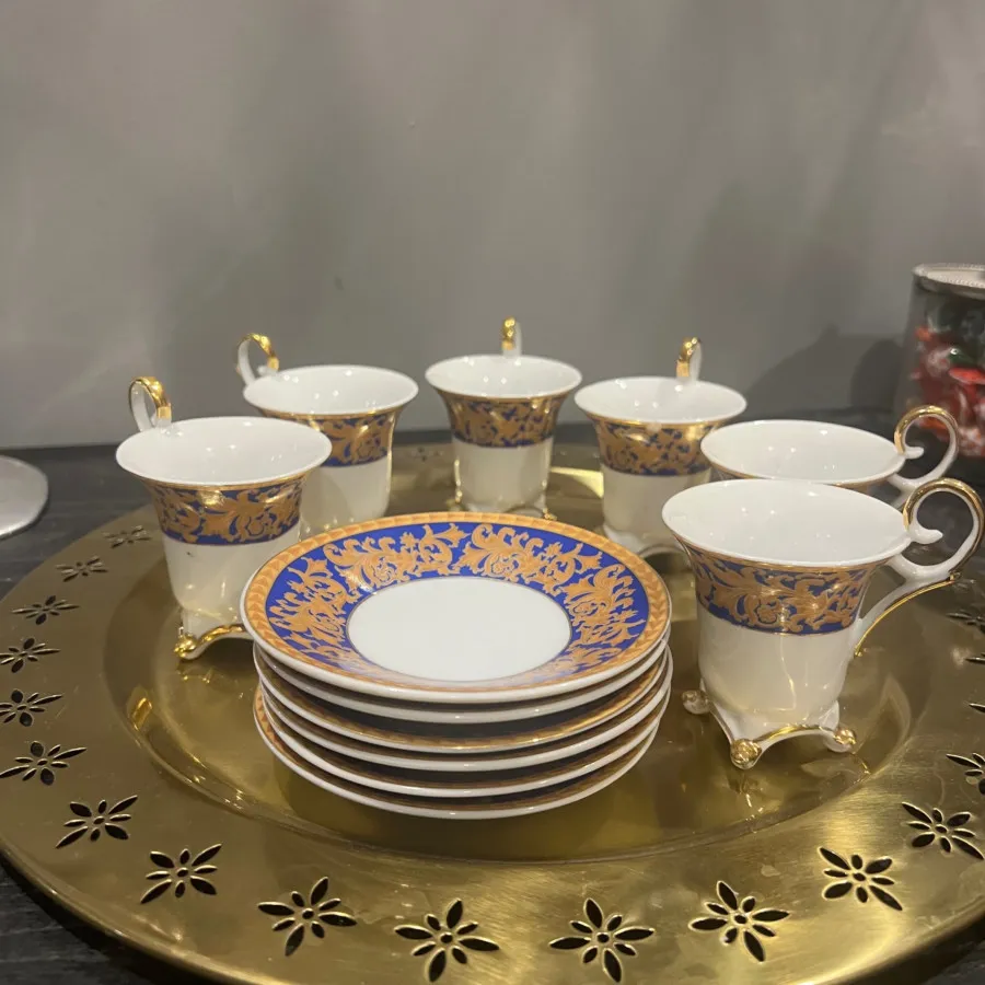 ست 12 پارچه خارجی طلاکوب