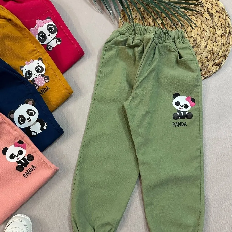 شلوار کتان دخترانه