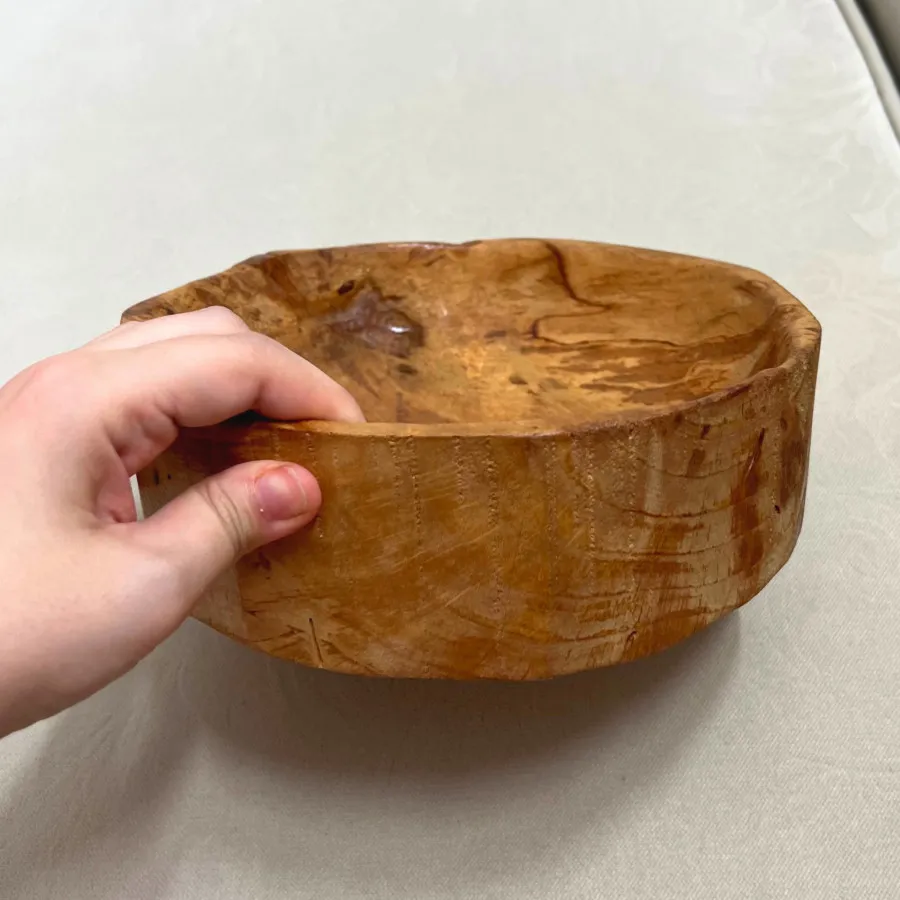 ظرف چوبی زیبا