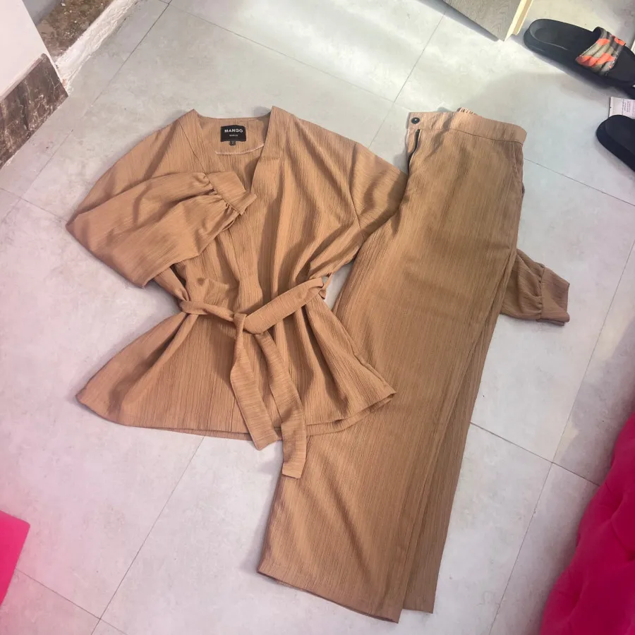 مانتو شلوار بگ