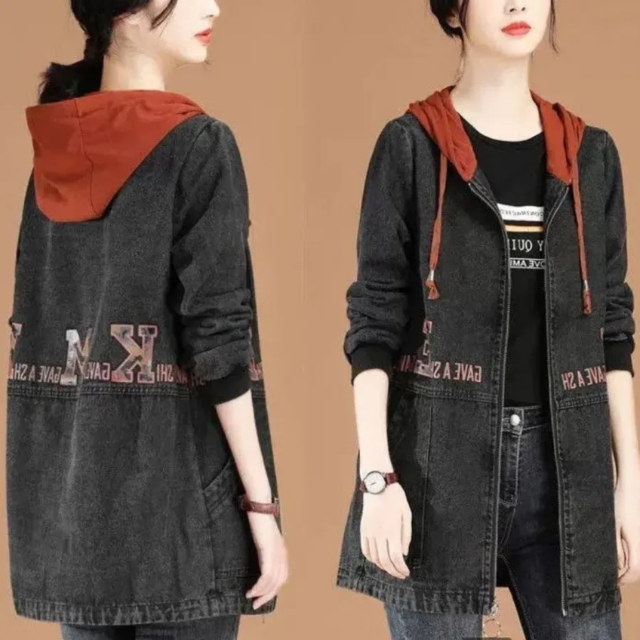 سویشرت جنس جین گرم مارک