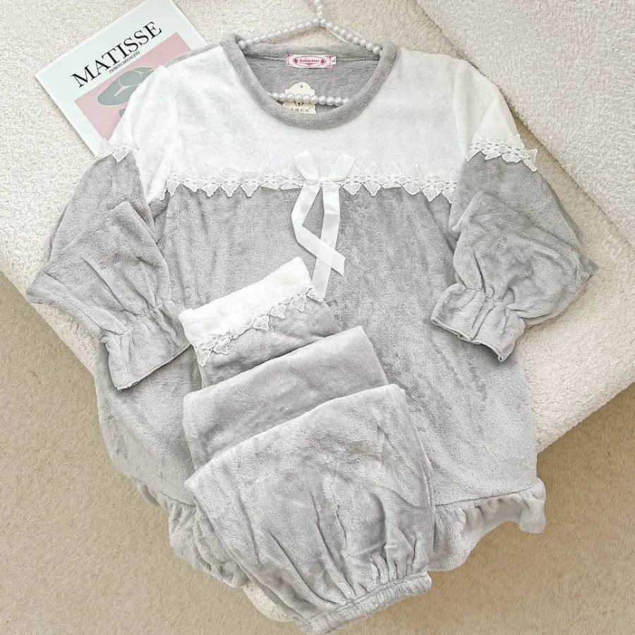 ست بلوزشلوار حوله ای