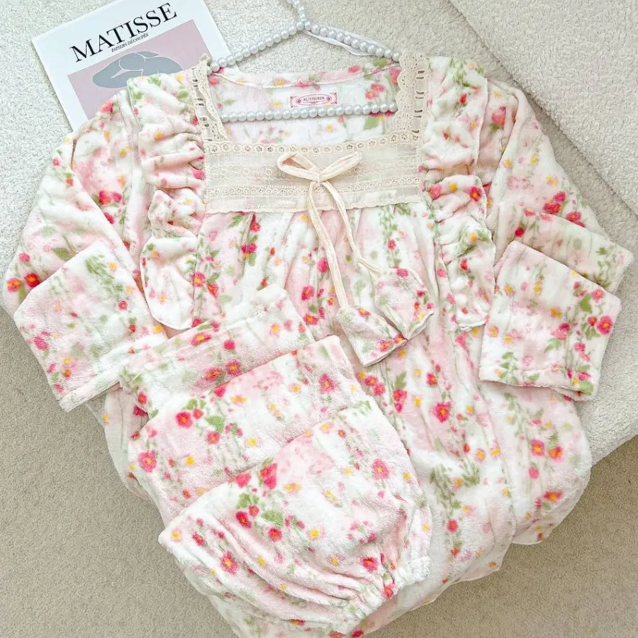 ست بلوزشلوار حوله ای