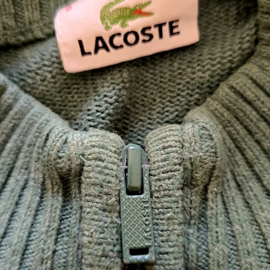 نیم زیپ بافت لاکوست