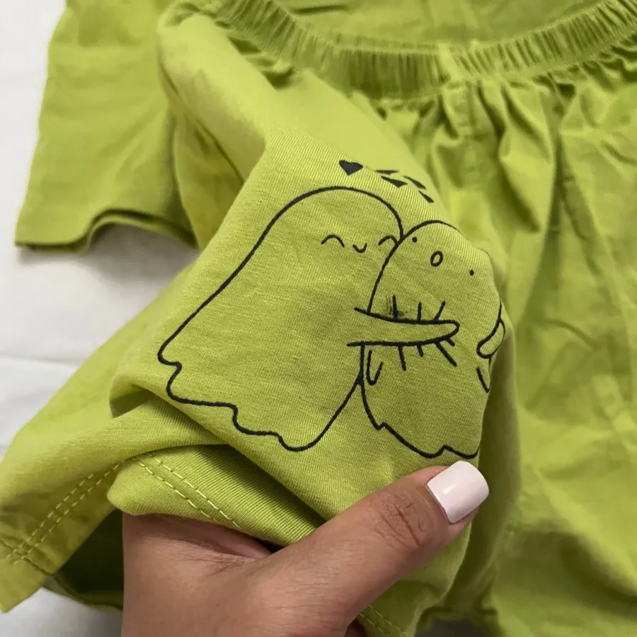 تیشرت شلوارک نخ پنبه نووو