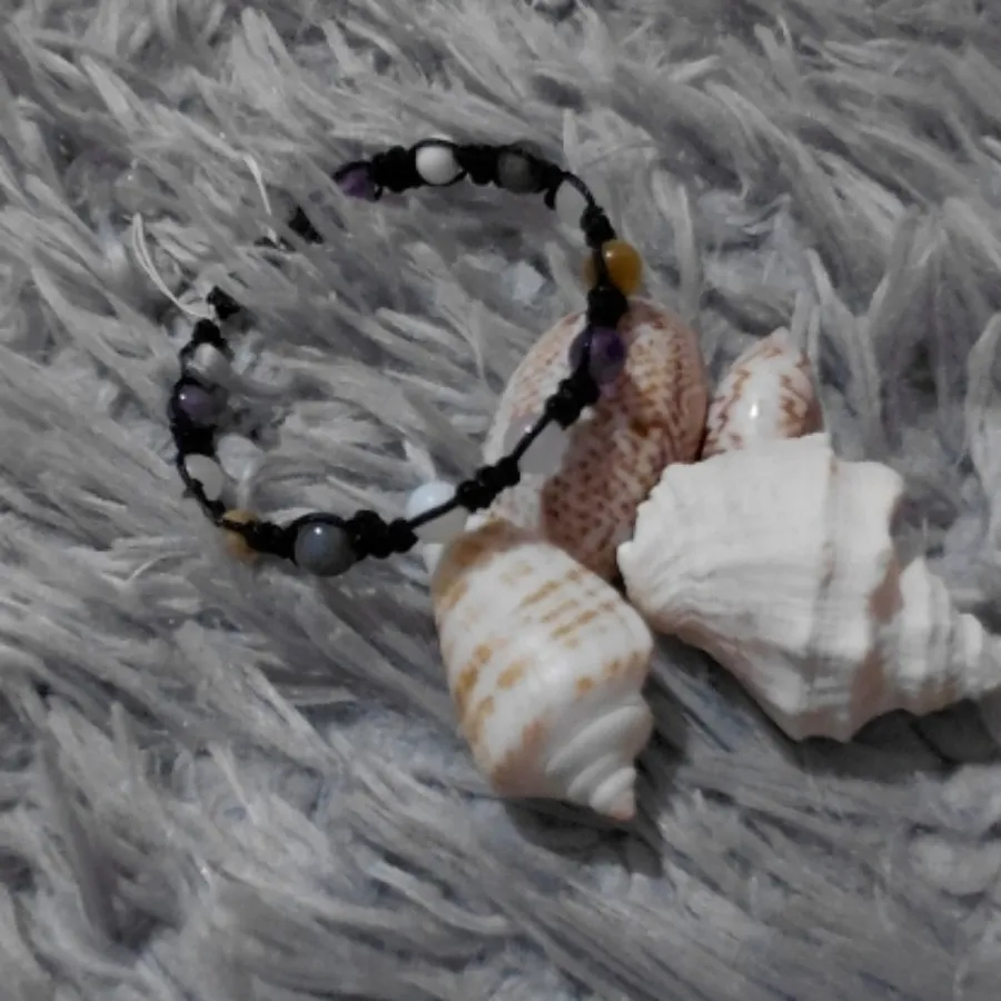 دستبند بافت و سنگ