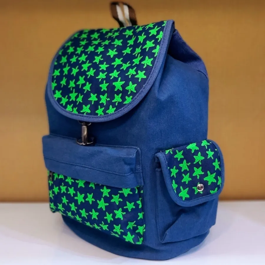 کوله پشتی جین ستاره‌ای