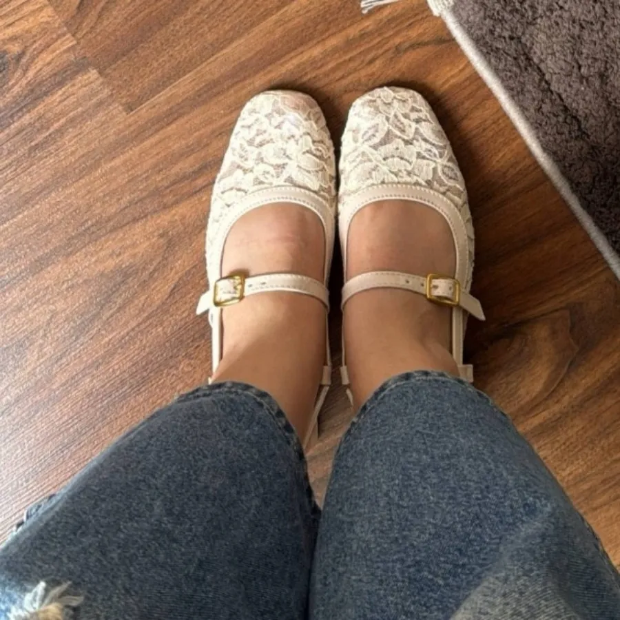 کفش توری پاشنه 4سانت