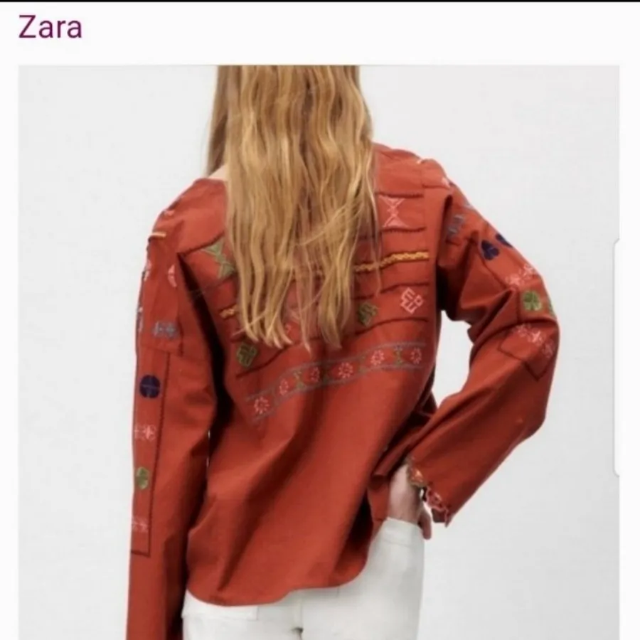 شومیزا گلدوزی زارا اصل