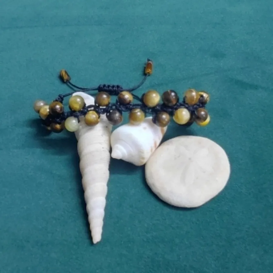 دستبند بافت و سنگ