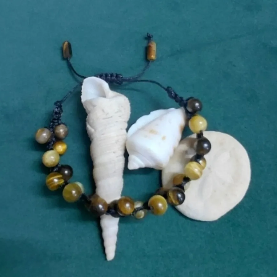 دستبند بافت و سنگ