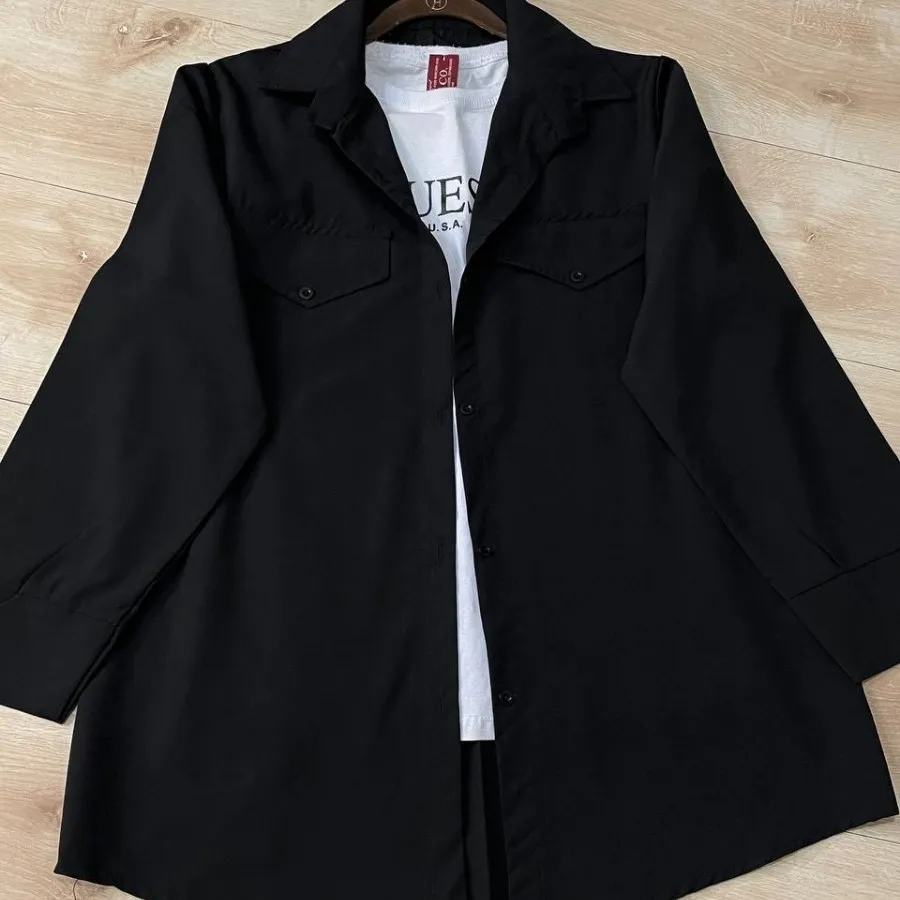 شومیز مانتویی داکرون