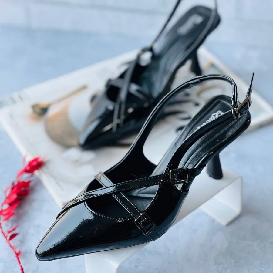 کفش پاشنه 8سانت  شیک زنان