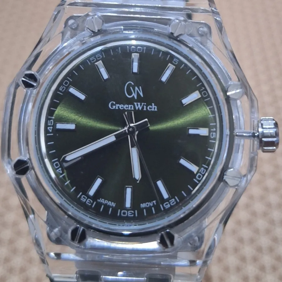 ساعت مردانه گرینویچ شفاف