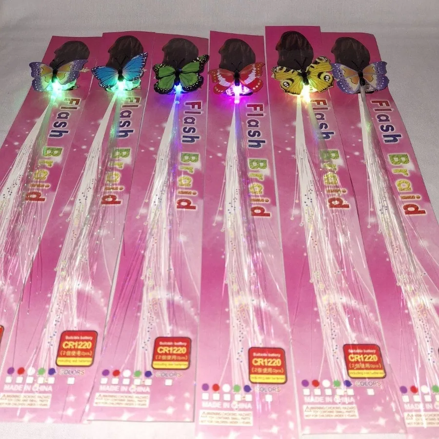 گیره پروانه چراغدار 2عددی