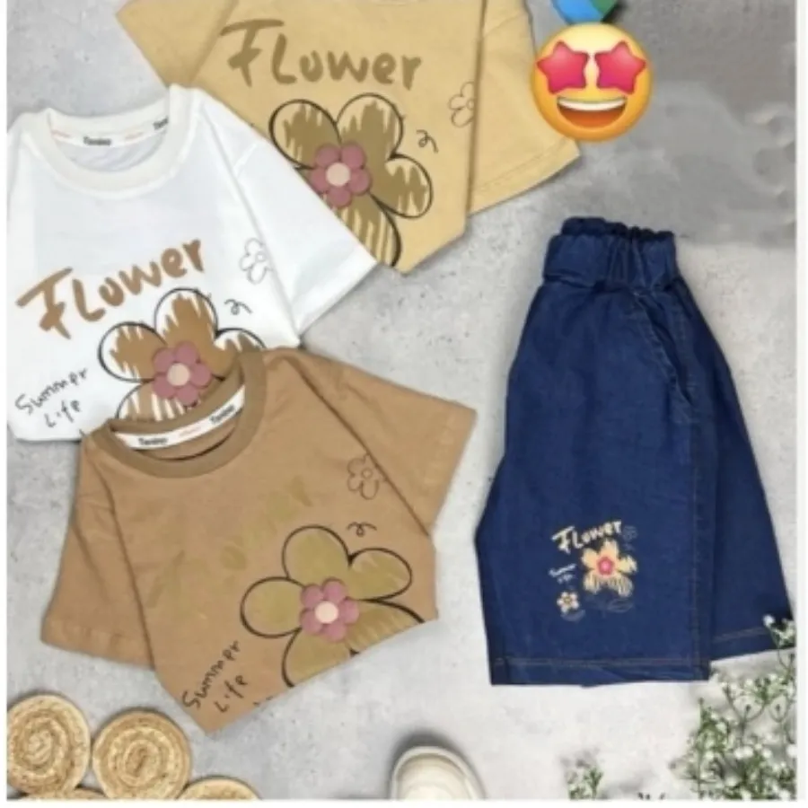 تیشرت شلوارک جین