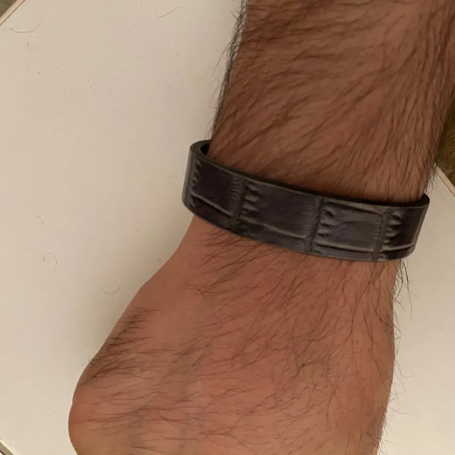 دست بند چرم مردانه