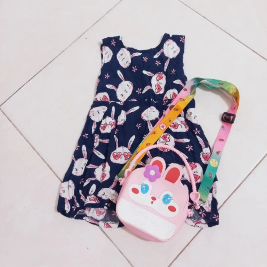 پیراهن نخی عروسکی کودک