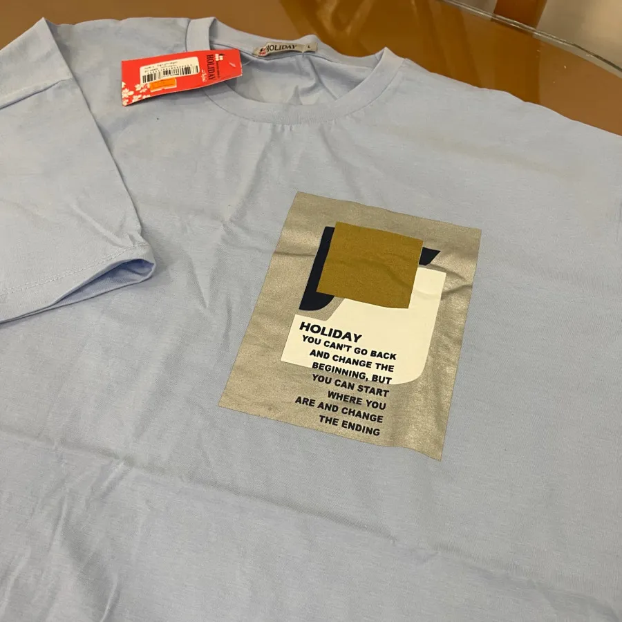 تیشرت ابی اسمانی هالیدی