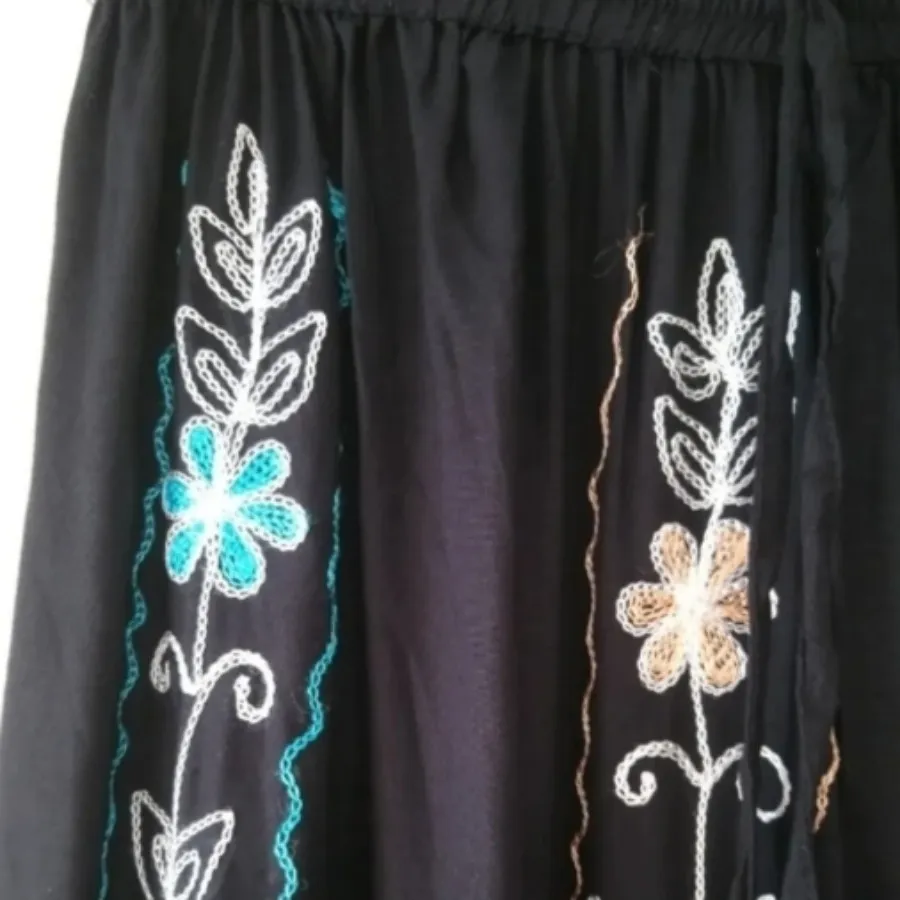 دامن نخی قیطون دوزی