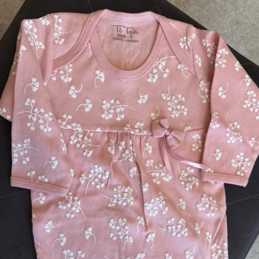 بادی سه دکمه آستین دار