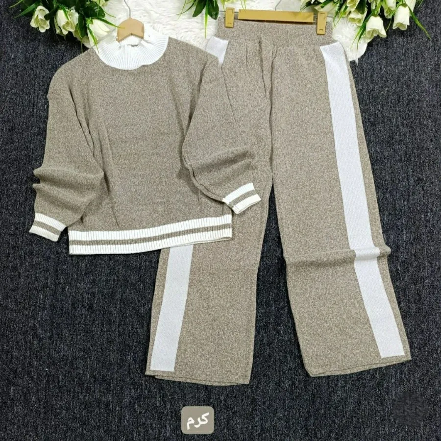 ست بلوز شلوار بافت