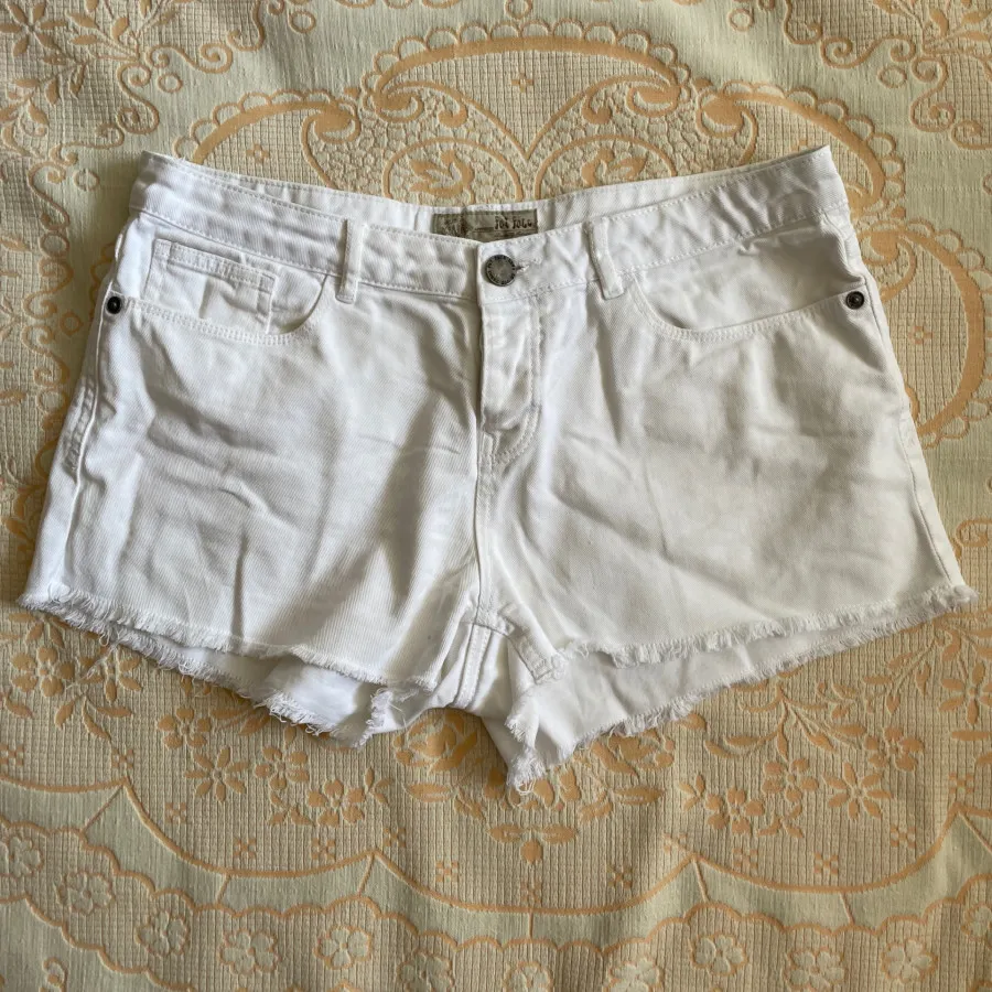 شلوارک جین سفید