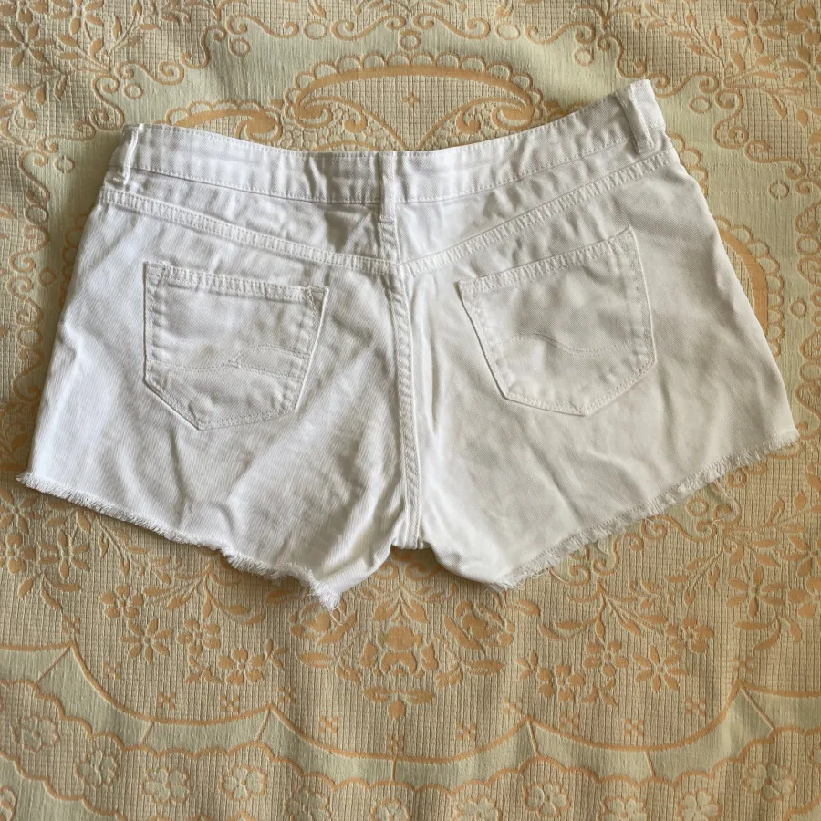 شلوارک جین سفید