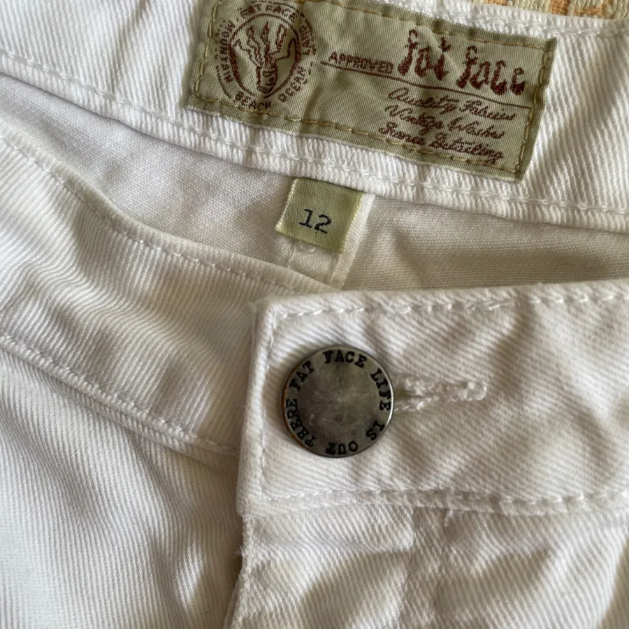 شلوارک جین سفید