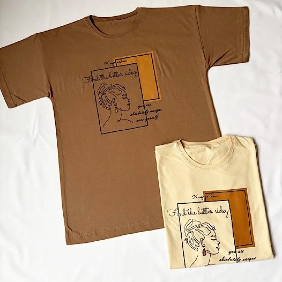 تیشرت لانگ مدل گوشواره