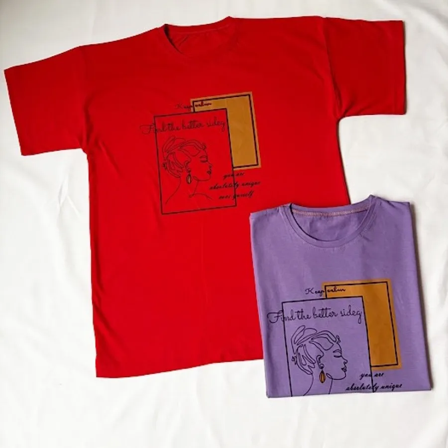 تیشرت لانگ مدل گوشواره