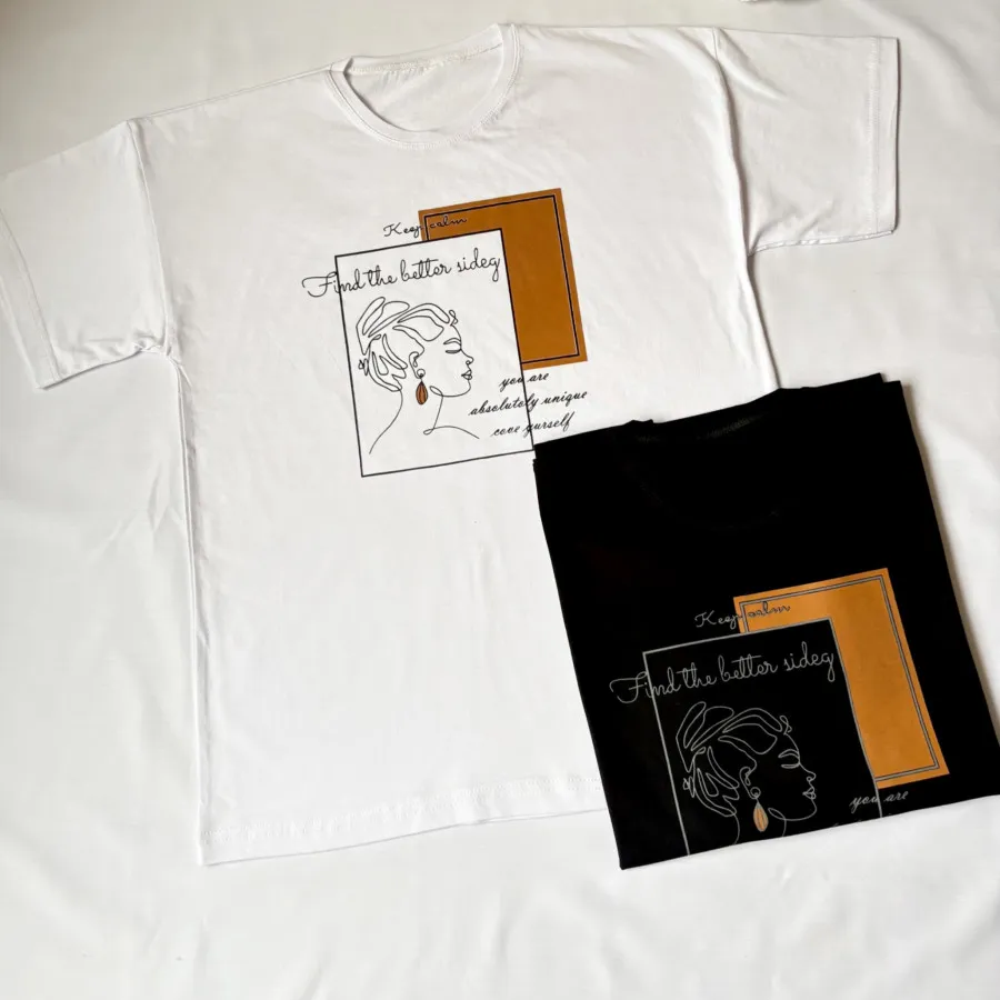 تیشرت لانگ مدل گوشواره