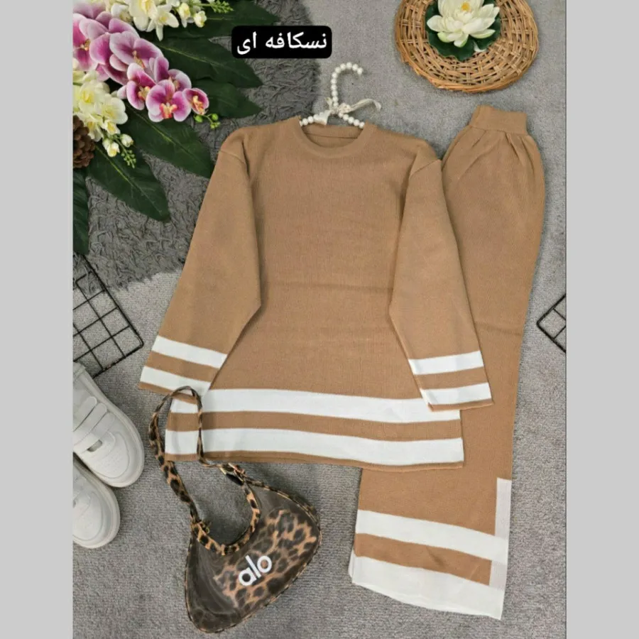 ست بلوز شلوار بافت