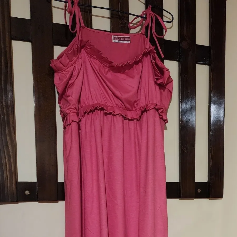 پیراهن صورتی سایز بزرگ