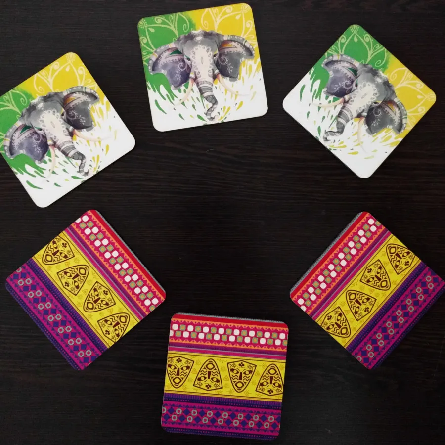 2 دست زیرلیوانی  چوبی