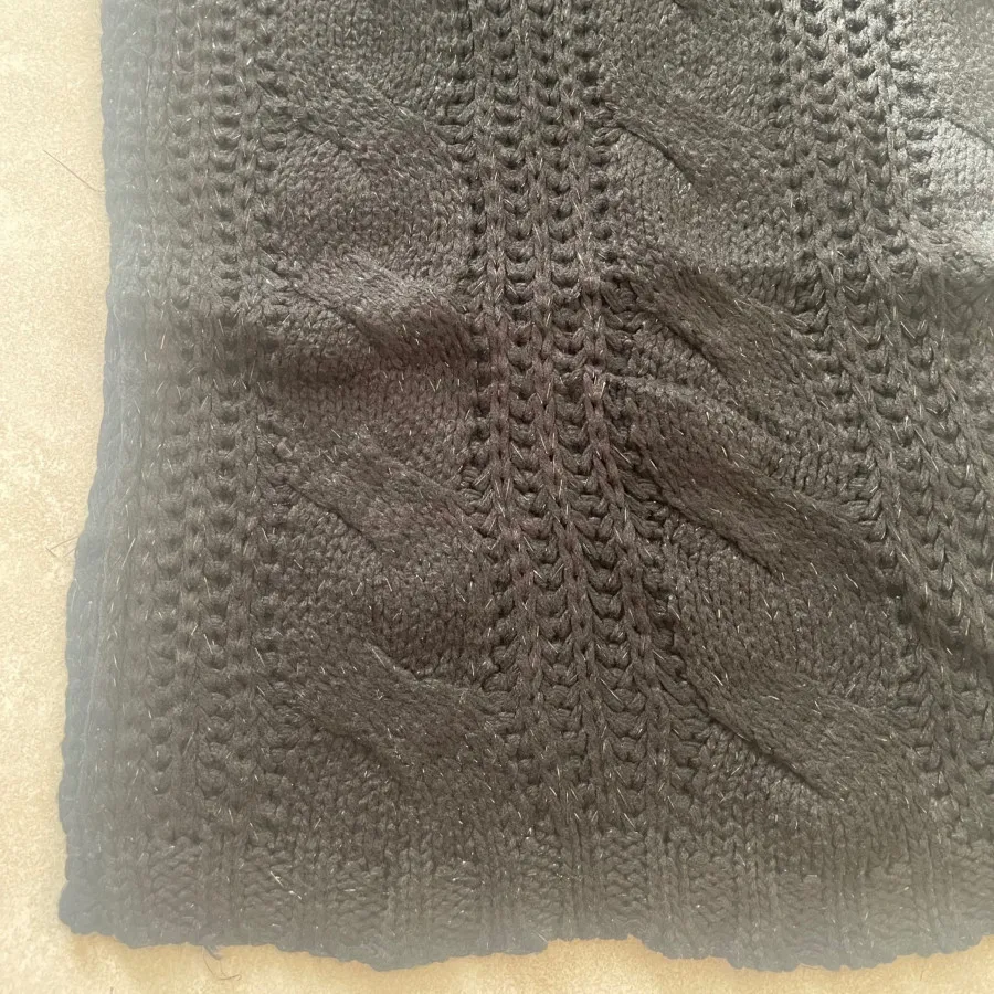 شال مشکی بافت