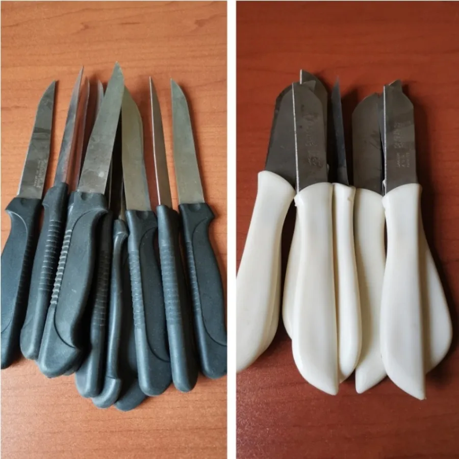 دیس گل سرخی و چاقو