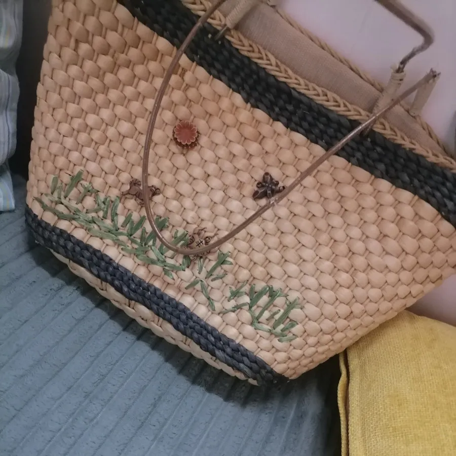 کیف حصیری zara