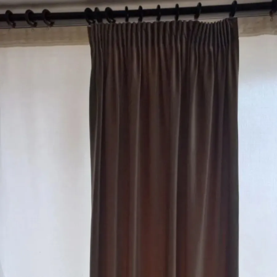 پرده شیک قهوه ای